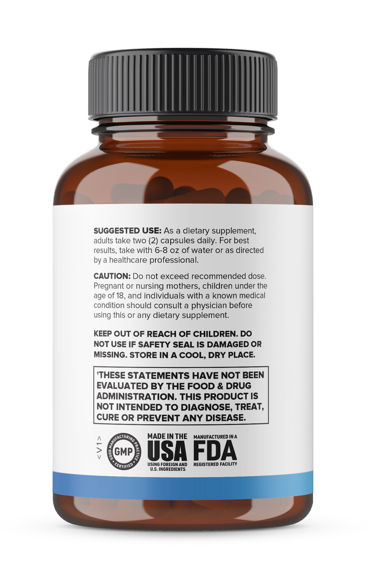 Alternate side view of the Estrogen Balance Formula bottle